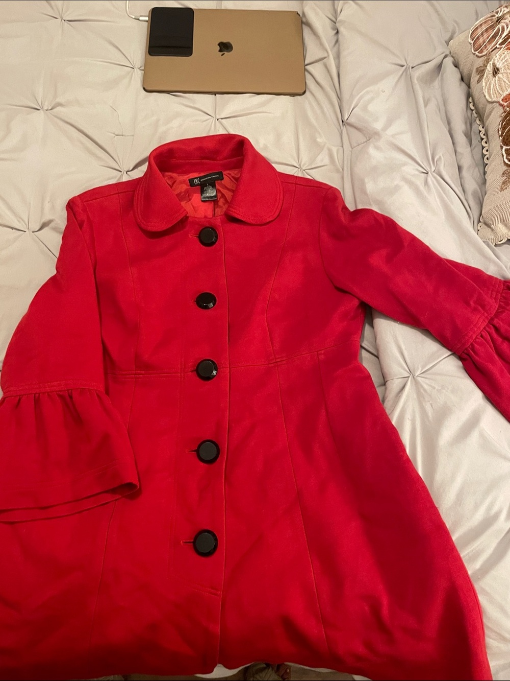 INC International Concepts Bright Red Women's Blazer